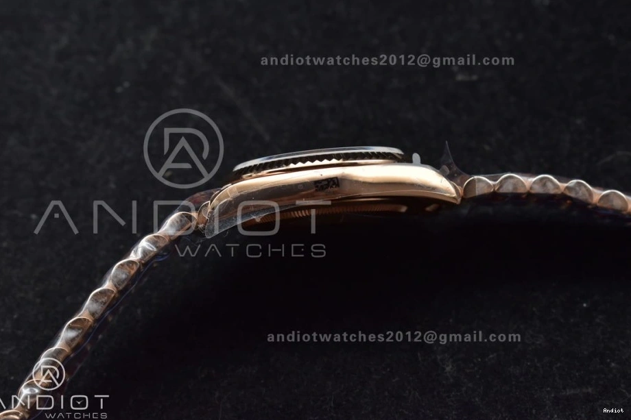 Roman QF Weight) President Grey Dial Best V5 Bracelet Edition vr3255 36 on RG Steel 904L DayDate (Gain 0514